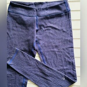 IVIVVA by LULULEMON girls size 14 purple herringbone leggings